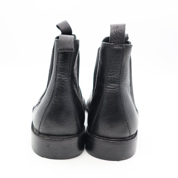 Polo Ralph Lauren Normanton Chelsea Boots Men's 10.5 D Black Leather Pull On - Picture 4 of 8